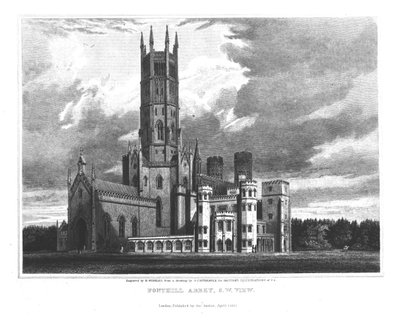 Fonthill Abbey from the south-west, from 